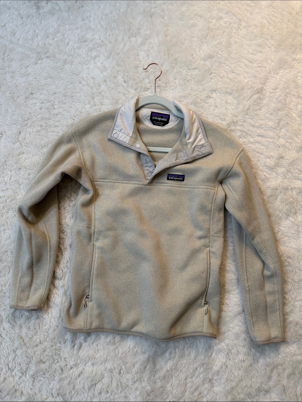 Patagonia Women’s Cream Snap-T Fleece Pullover
